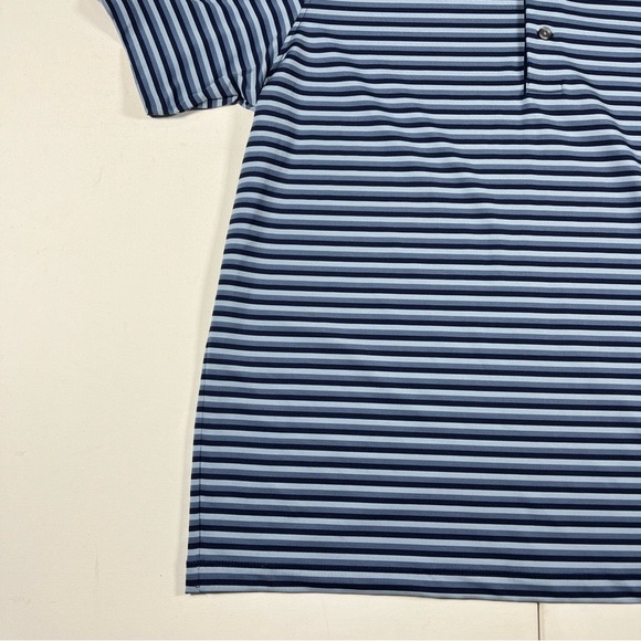 Greyson Polo Shirt Blue Striped Wolf Golf Performance Stretch Men’s XL - Picture 3 of 15
